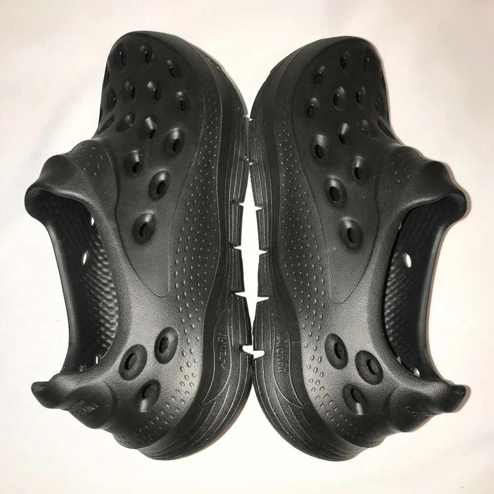 Skechers GO FOAM‎ Arch Fit Black Slip On Clogs Mens 9.5 Womens 11.5 Lux Foam